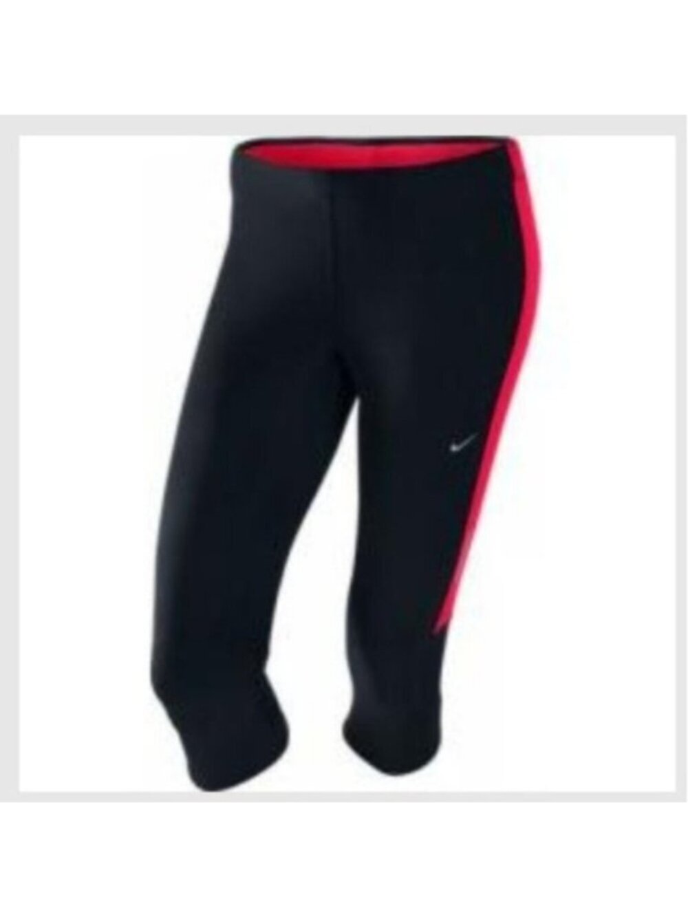 Nike Black Pink Running Tights Leggings Gym Yoga Activewear Workout Athletic